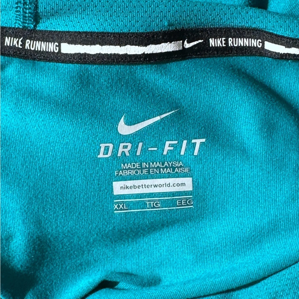 Nike Running Dri-Fit Long-Sleeve Pullover Scuba Hoodie Thumbholes Size XXL - Picture 10 of 15